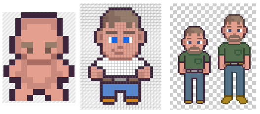 Iterating on the base character art.